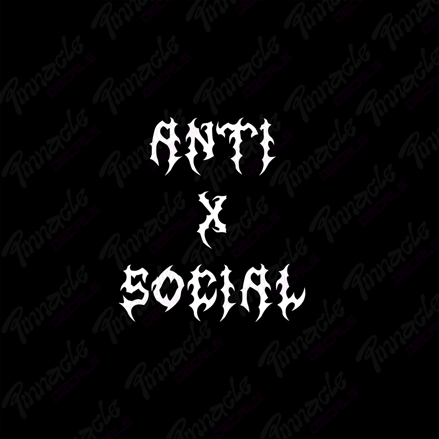 Anti x Social Decal