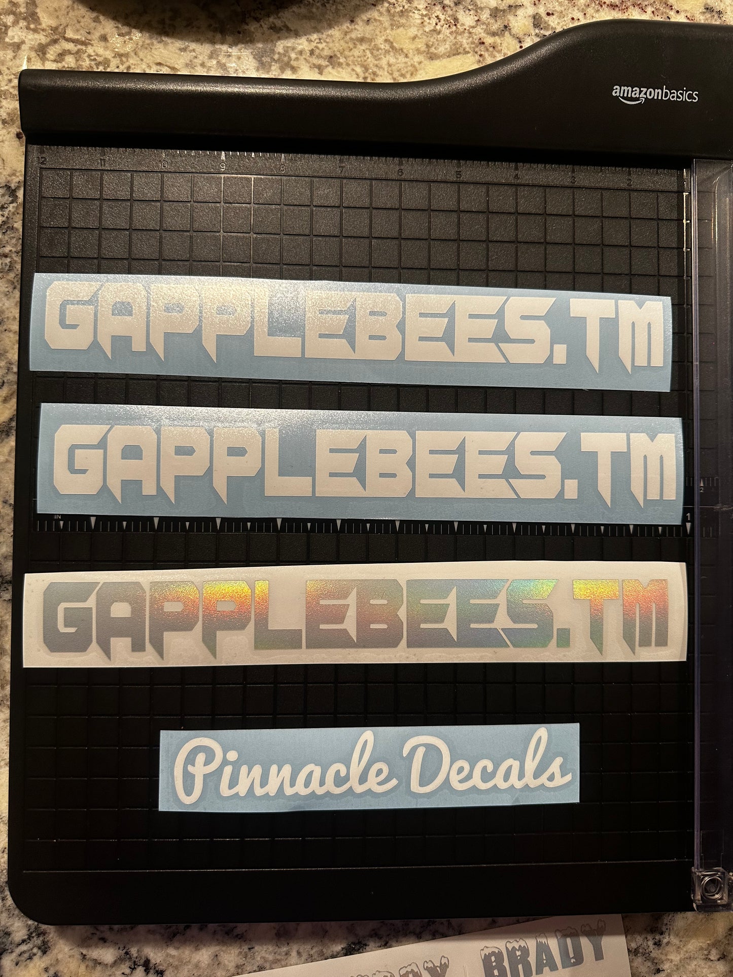 CUSTOM TEXT DECAL